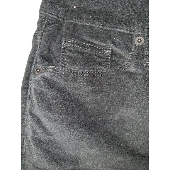 Universal Thread Women's High-Rise Velvet Skinny Jeans – Black, Size 6 - Picture 6 of 13